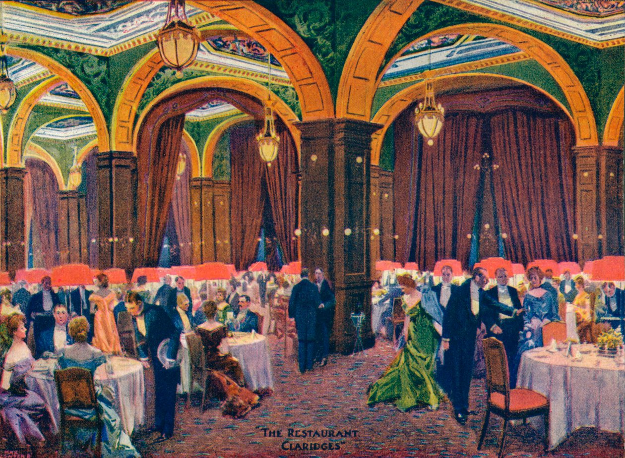 Le Restaurant Claridges, XIXe siècle, 1905 - Max Cowper