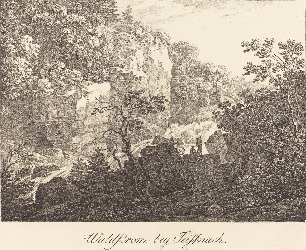 Waldstrom près de Teissnach - Max Joseph Wagenbauer
