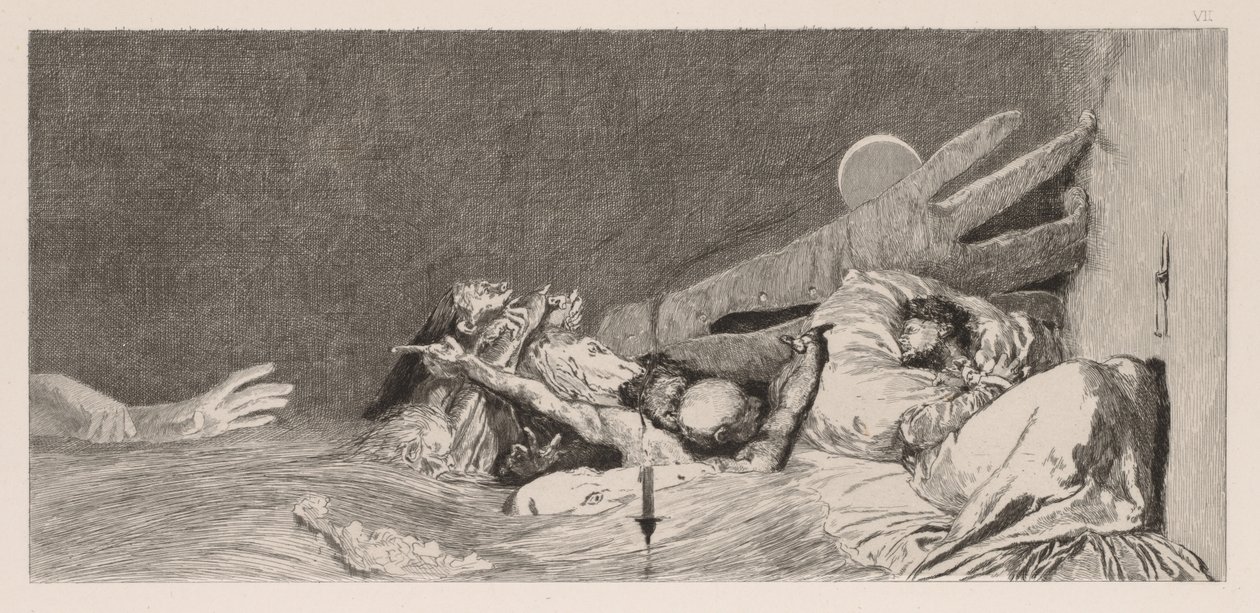 Un gant : Anxiétés, 1880 - Max Klinger