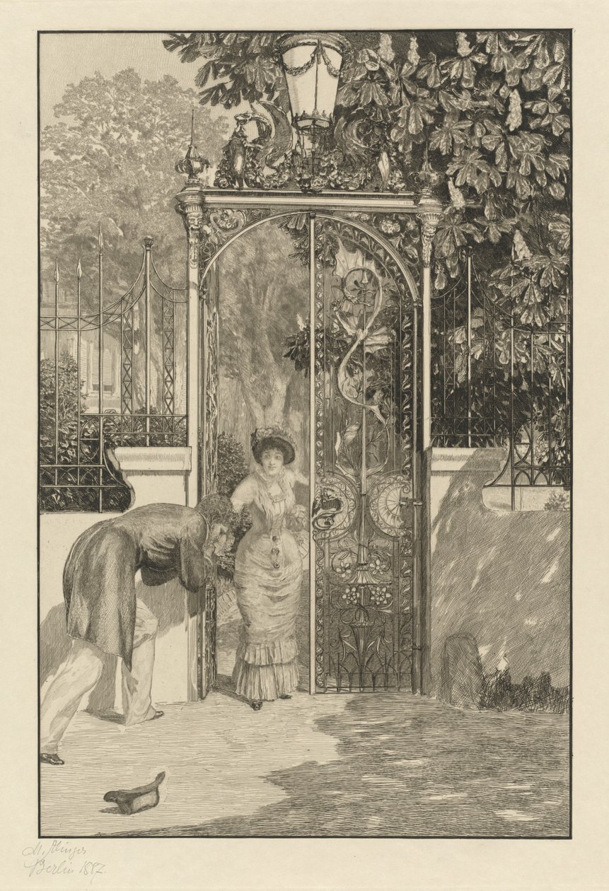 À la porte Am Thor, 1887 - Max Klinger