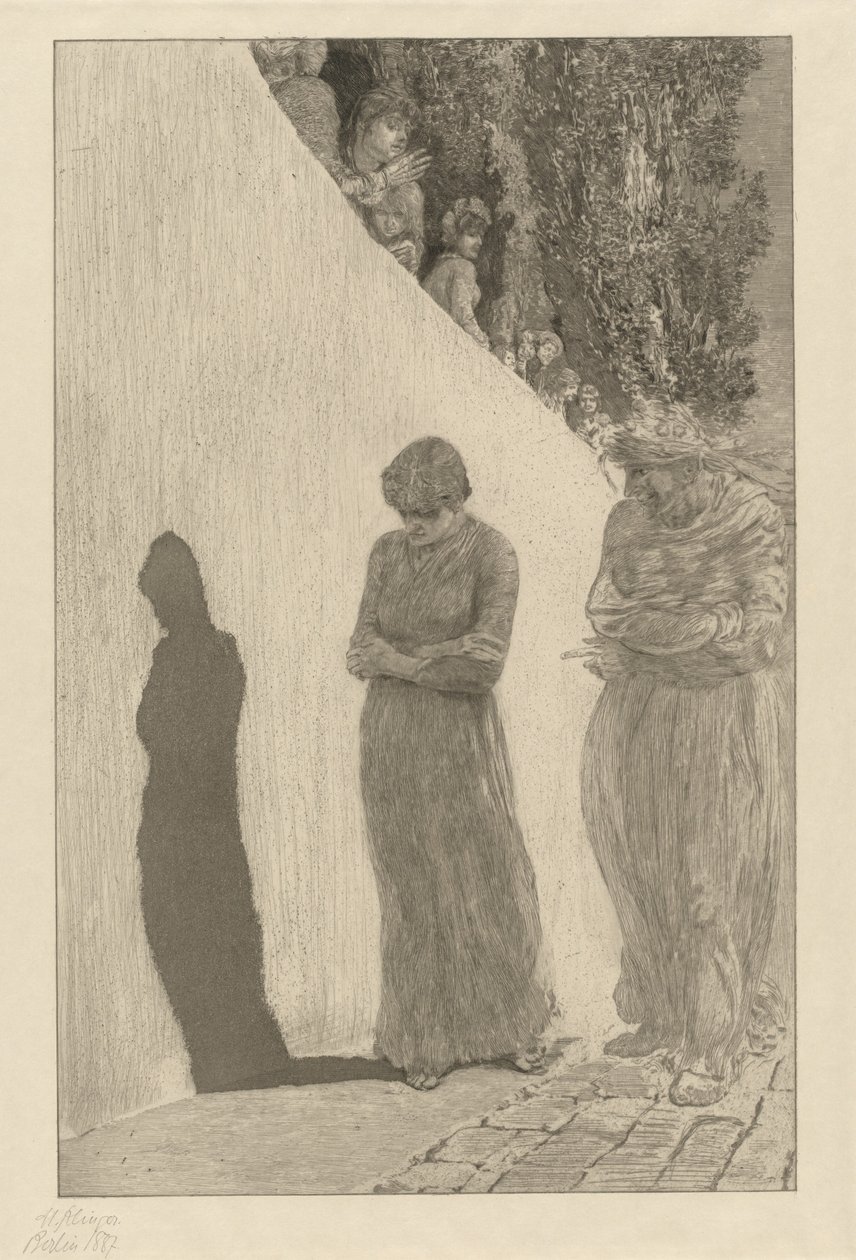 La disgrâce (Schande): pl. 9 - Max Klinger