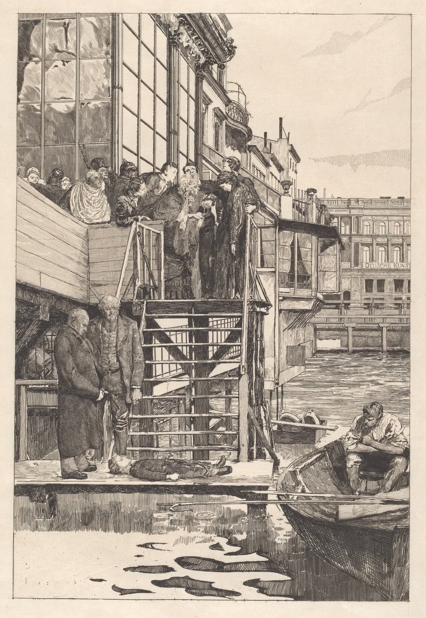 Une mère, 1882 - Max Klinger