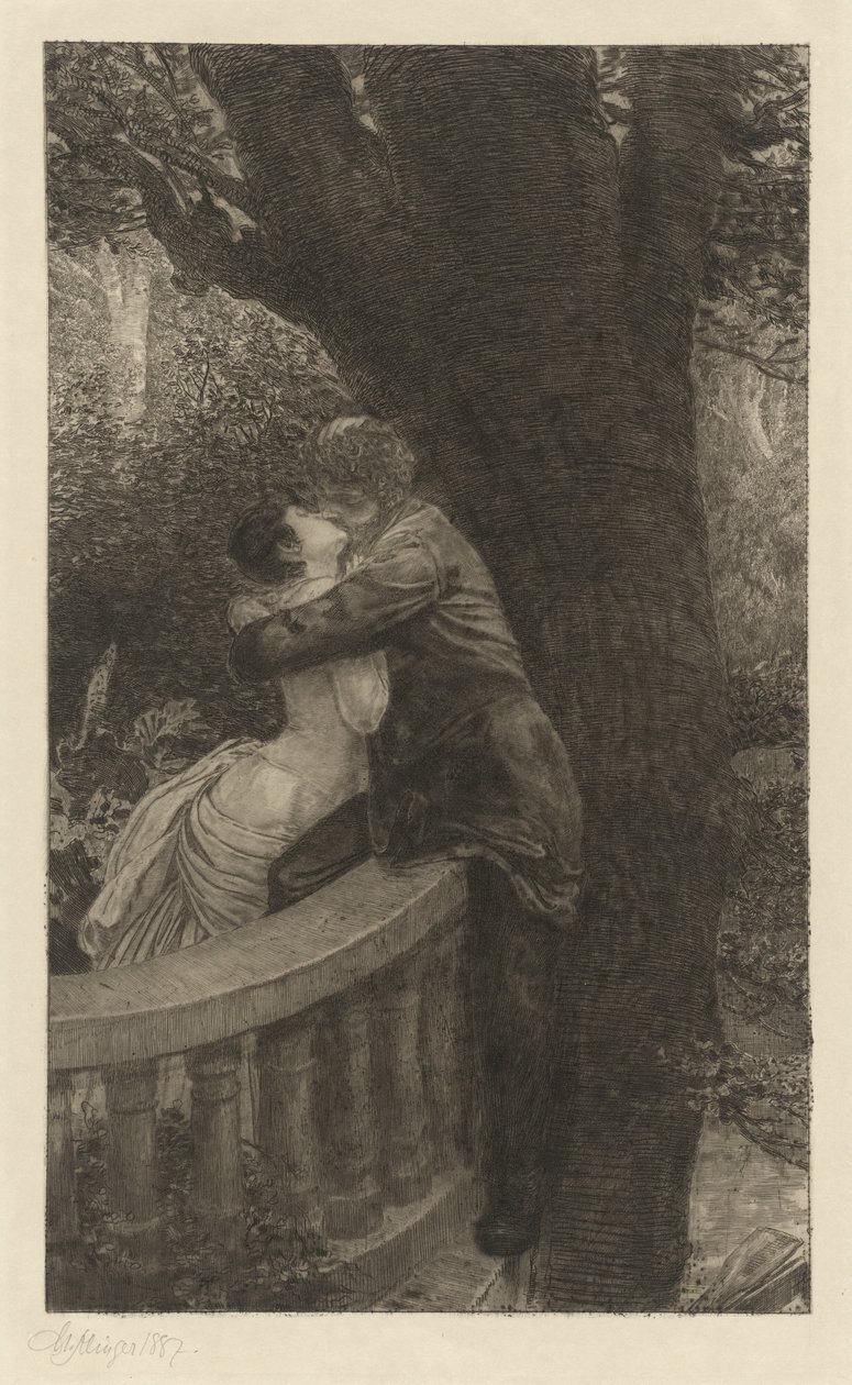 Dans le parc: pl.4, 1878 - Max Klinger