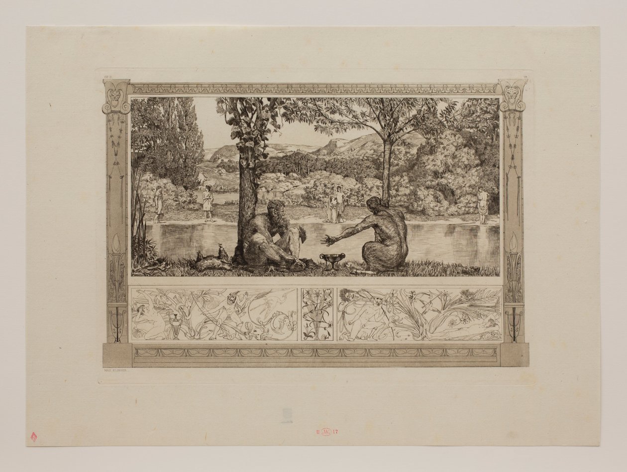 Narcisse et Écho I - Max Klinger