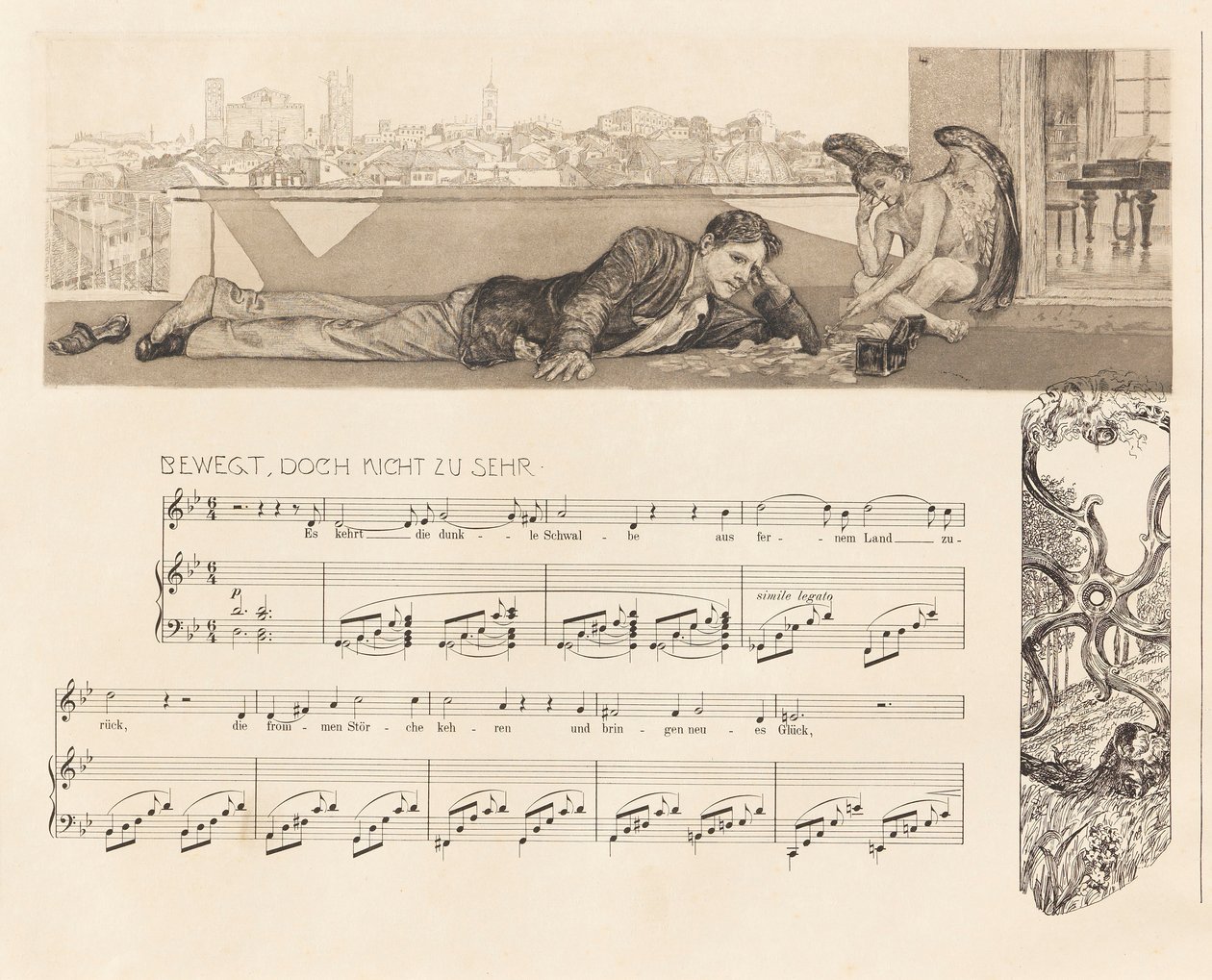 Opus XII, Brahms Phantasy, 1894 - Max Klinger