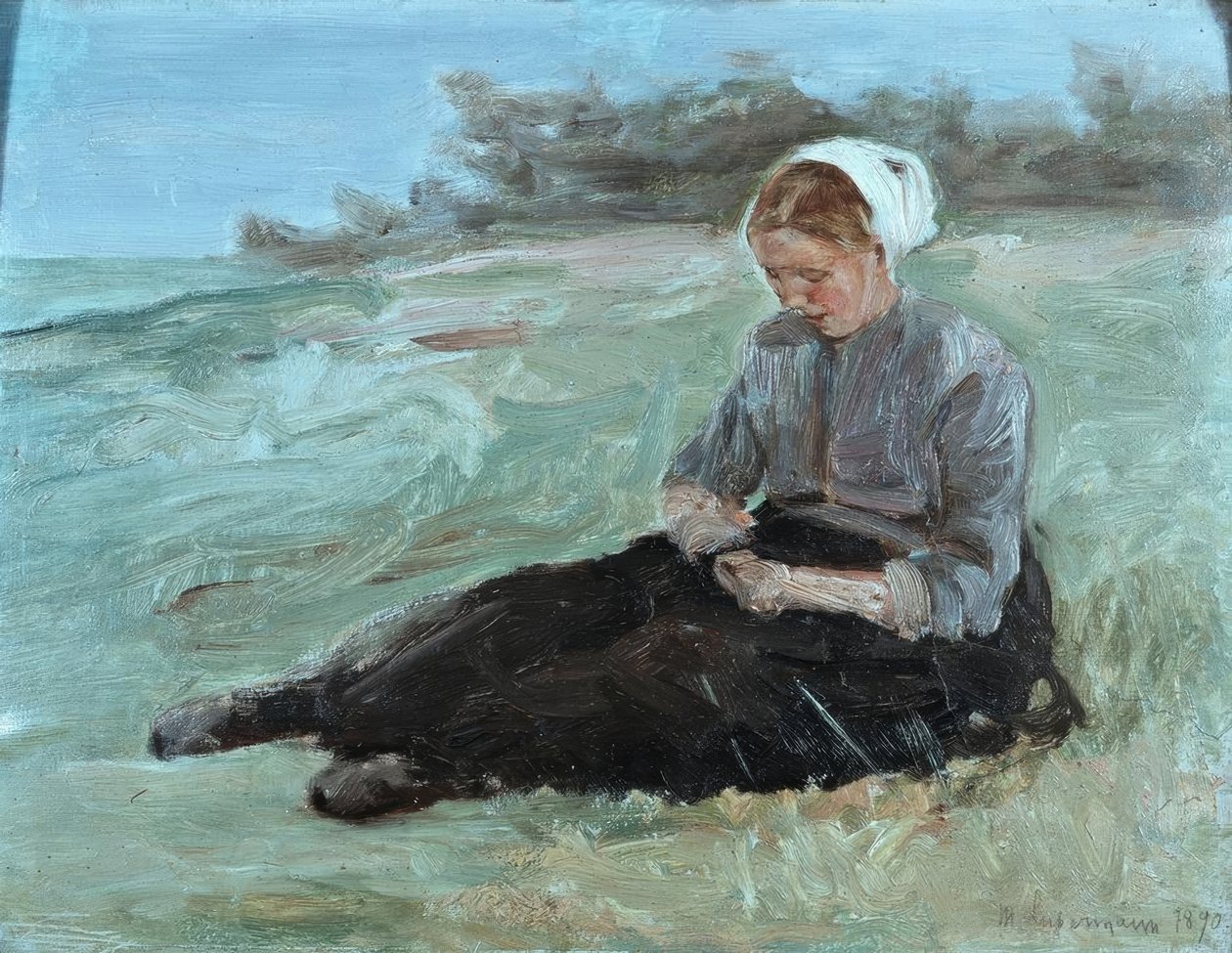 Sur la dune - Max Liebermann