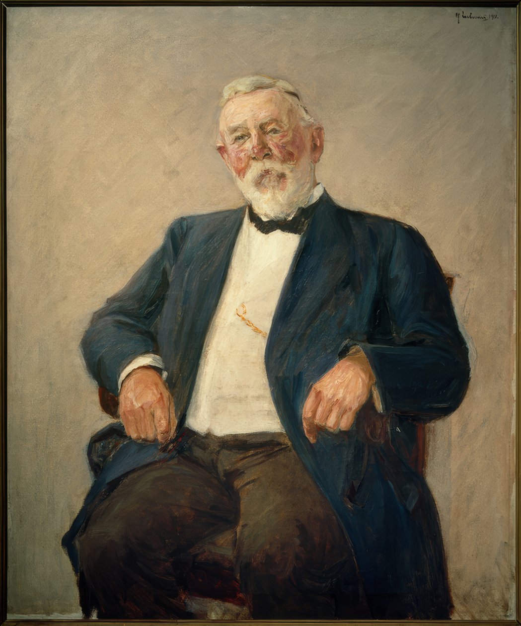 Portrait de Friedrich Kuhnt - Max Liebermann