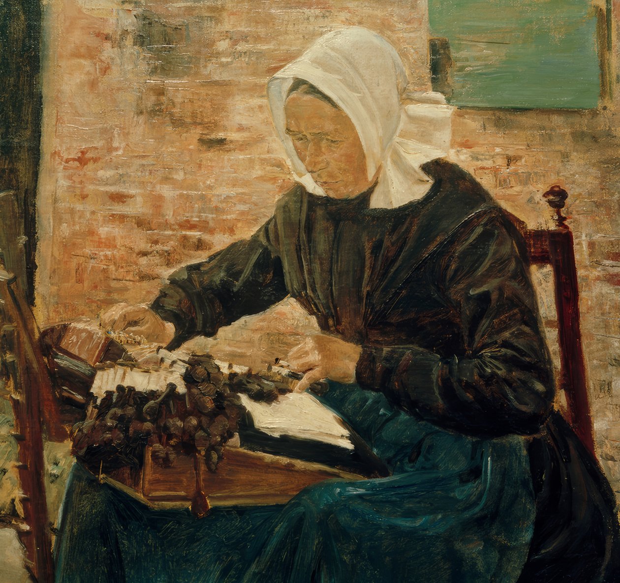 Une dentellière hollandaise - Max Liebermann
