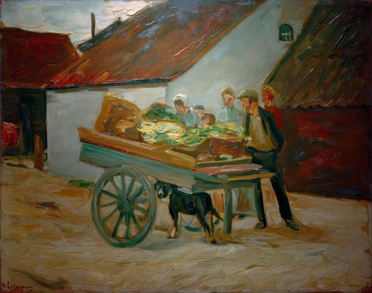 Chariot de légumes – Chariot à chiens - Max Liebermann
