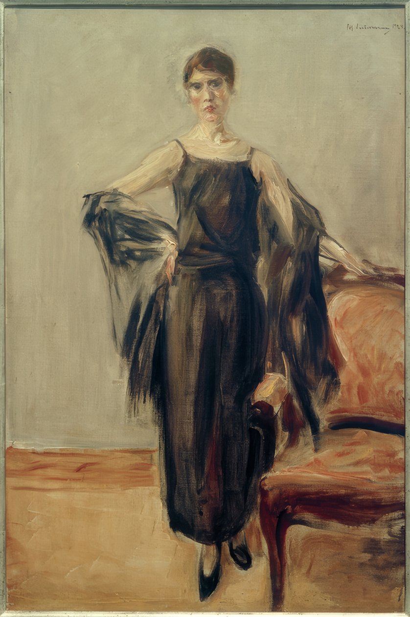 Genia Levine, debout - Max Liebermann