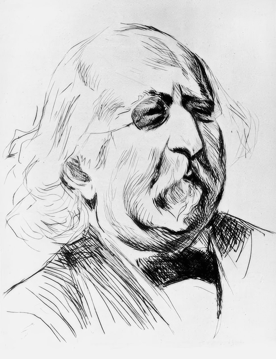 Hermann Cohen / Rad. v. Liebermann - Max Liebermann