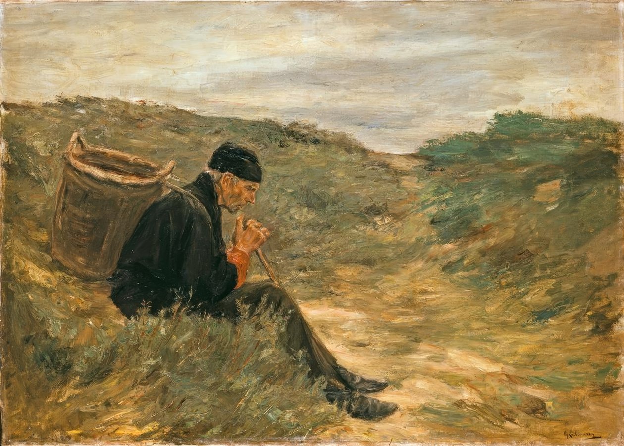 Dans les dunes - Max Liebermann