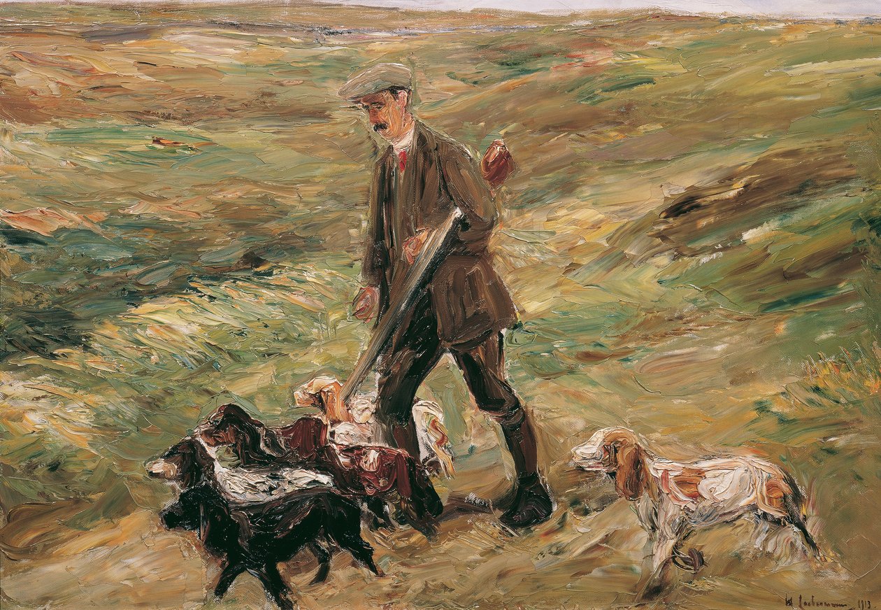 Chasseur dans les dunes - Max Liebermann