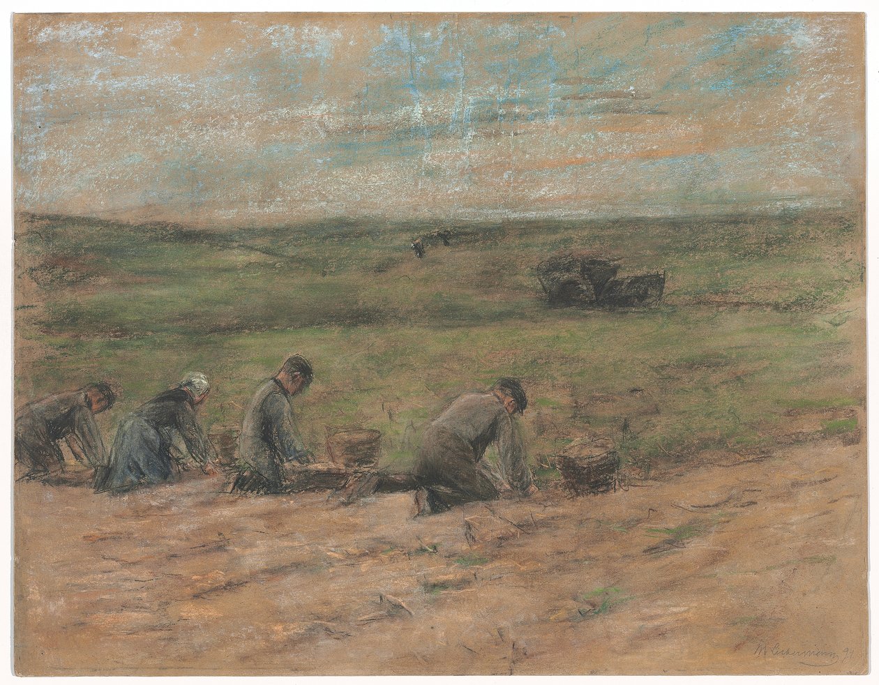 Fossoyeurs de pommes de terre à Zandvoort - Max Liebermann