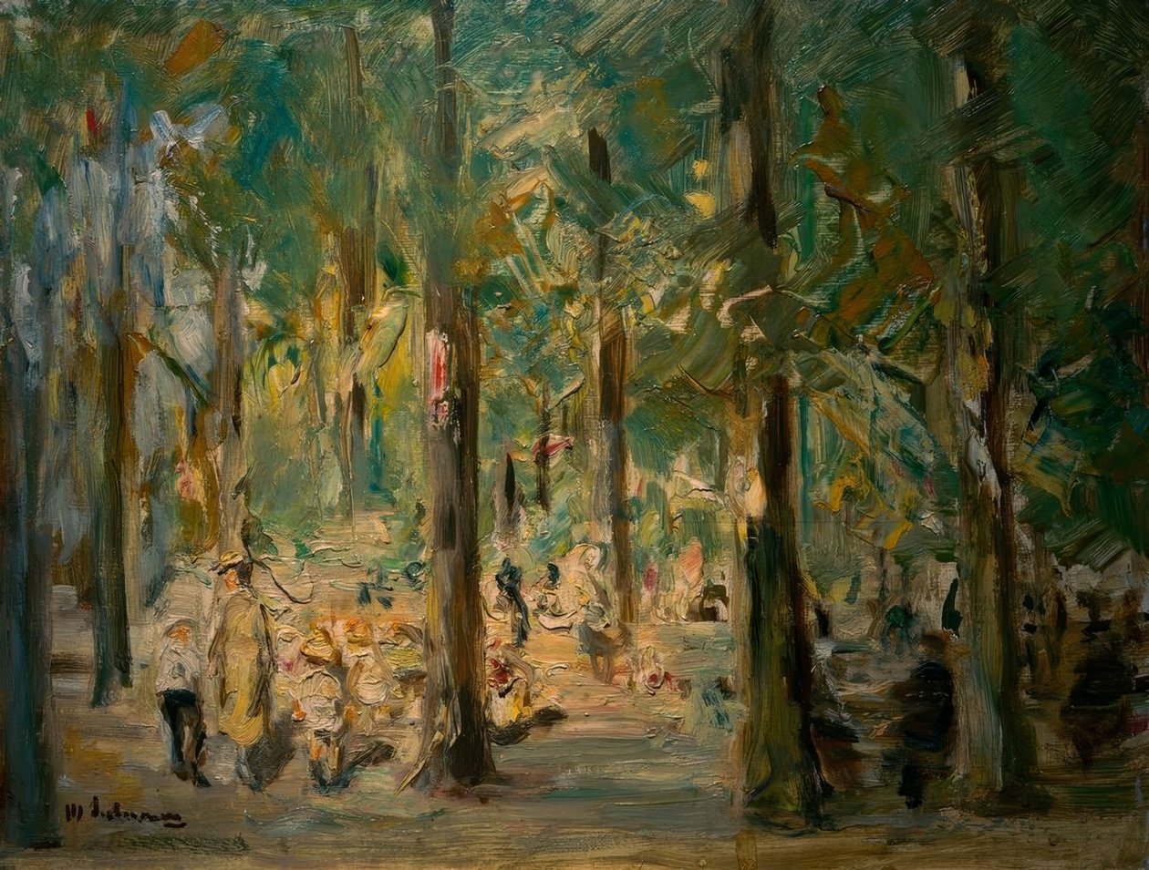 Aire de jeux pour enfants dans le Tiergarten - Max Liebermann