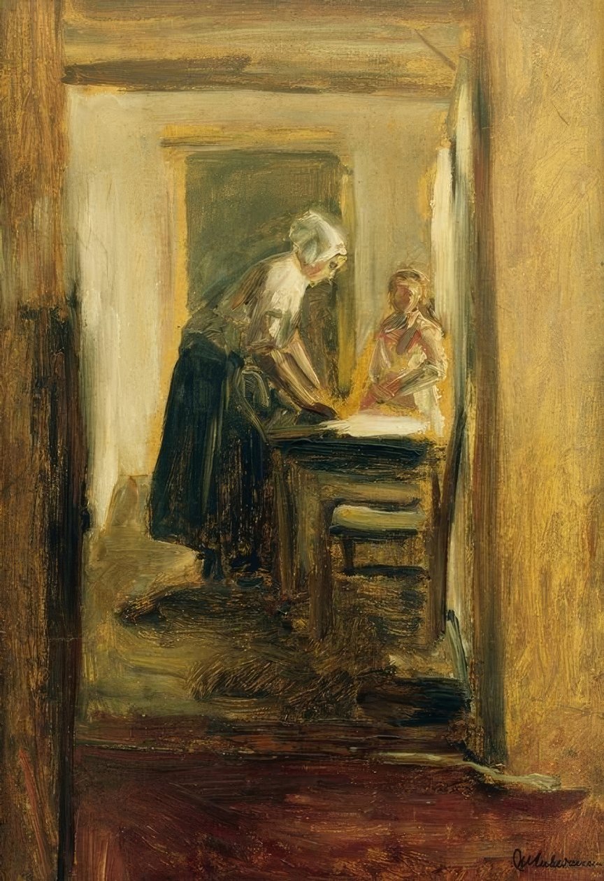 Repasseuse - Max Liebermann