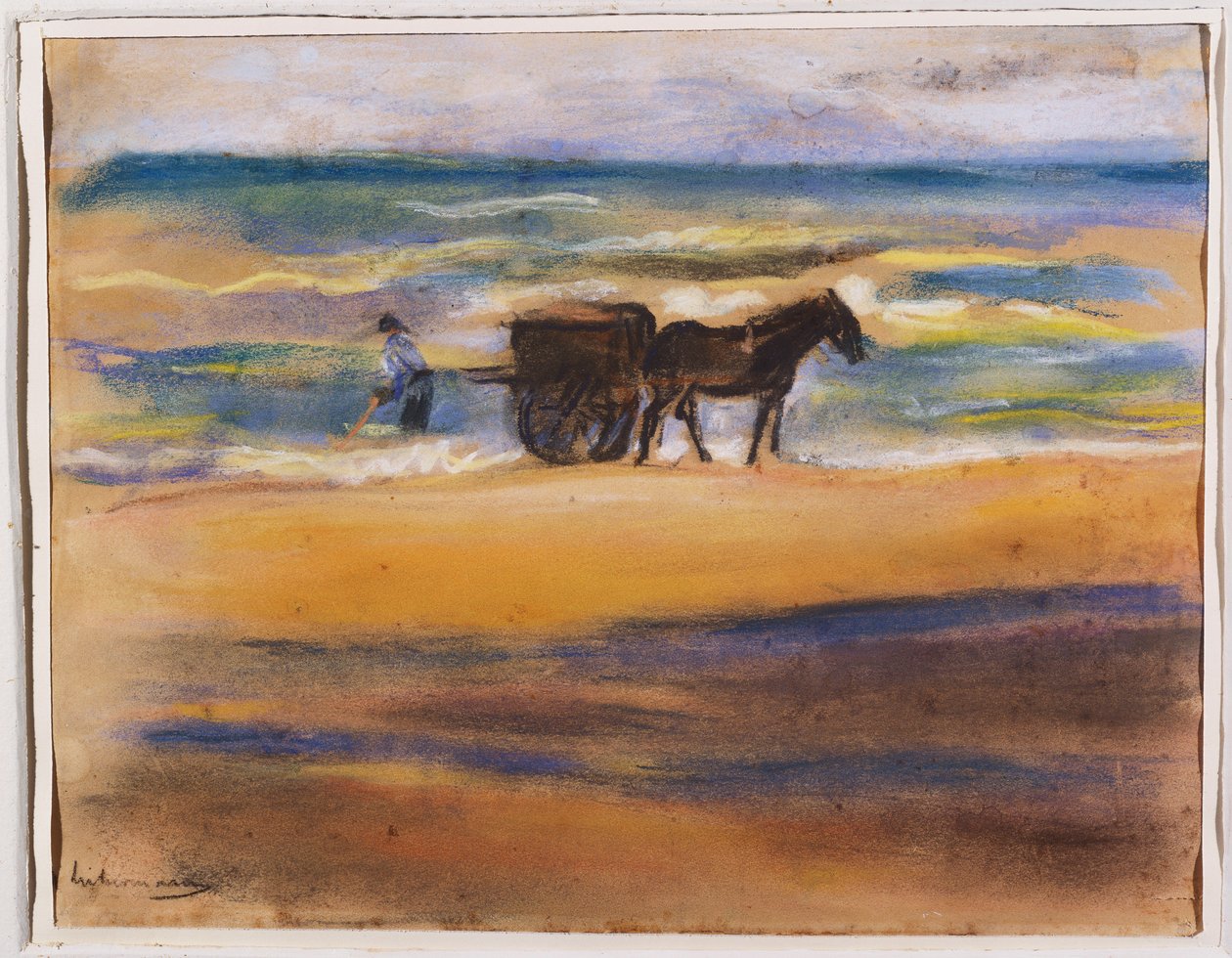 Chercheurs de coquillages sur la plage - Max Liebermann