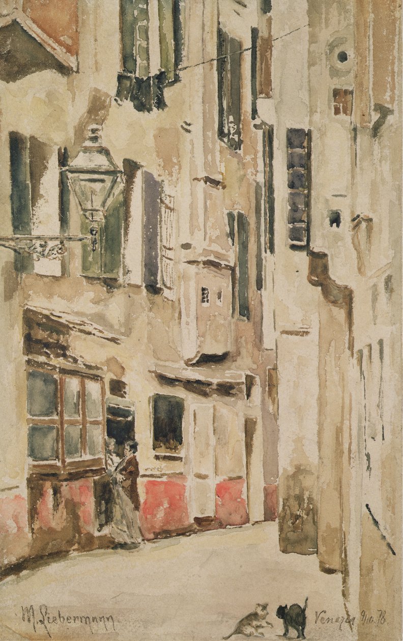 Rue vénitienne, 1878 - Max Liebermann