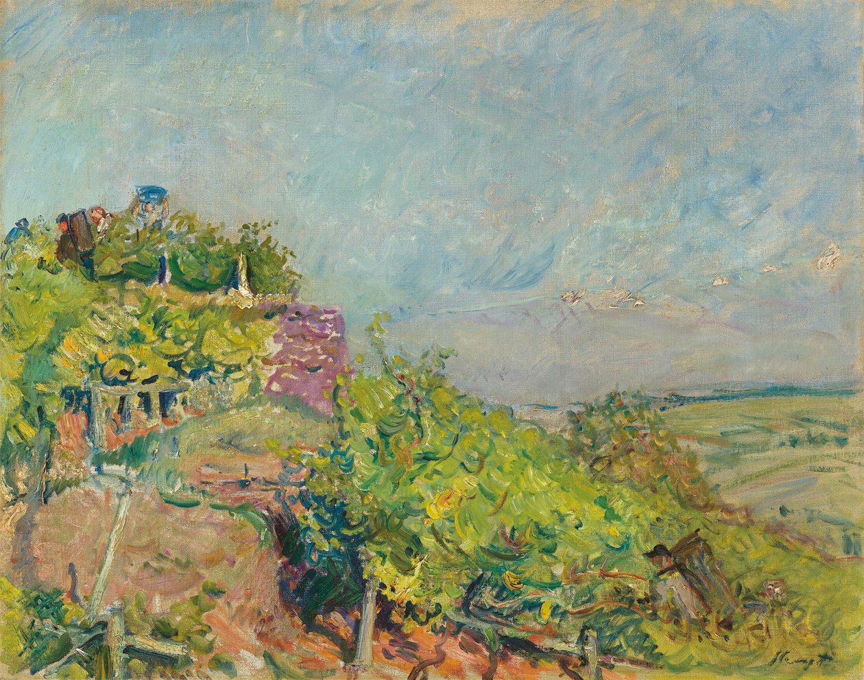 French : Vendanges près de Neukastel - Max Slevogt