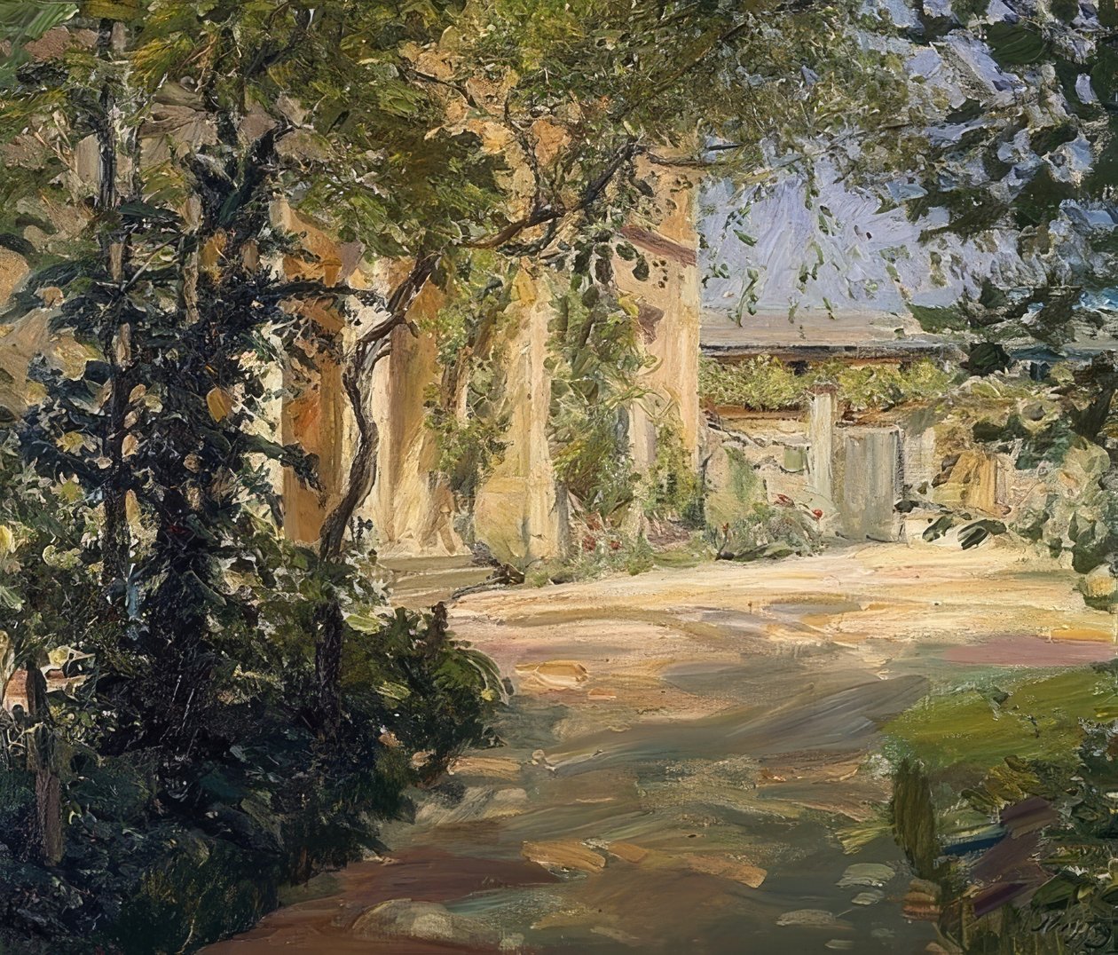 Maison de campagne à Godramstein - Max Slevogt