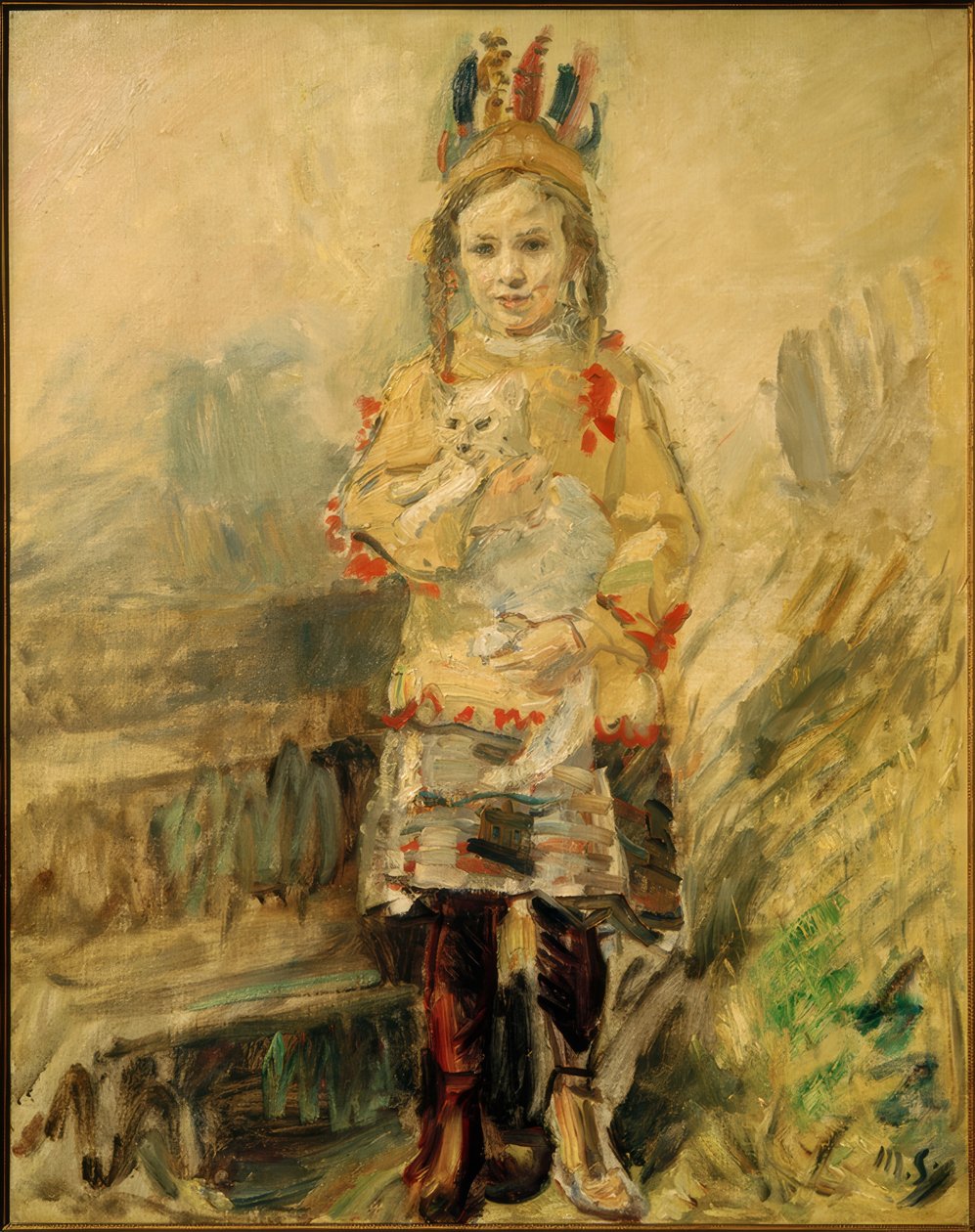 Nina en indien - Max Slevogt