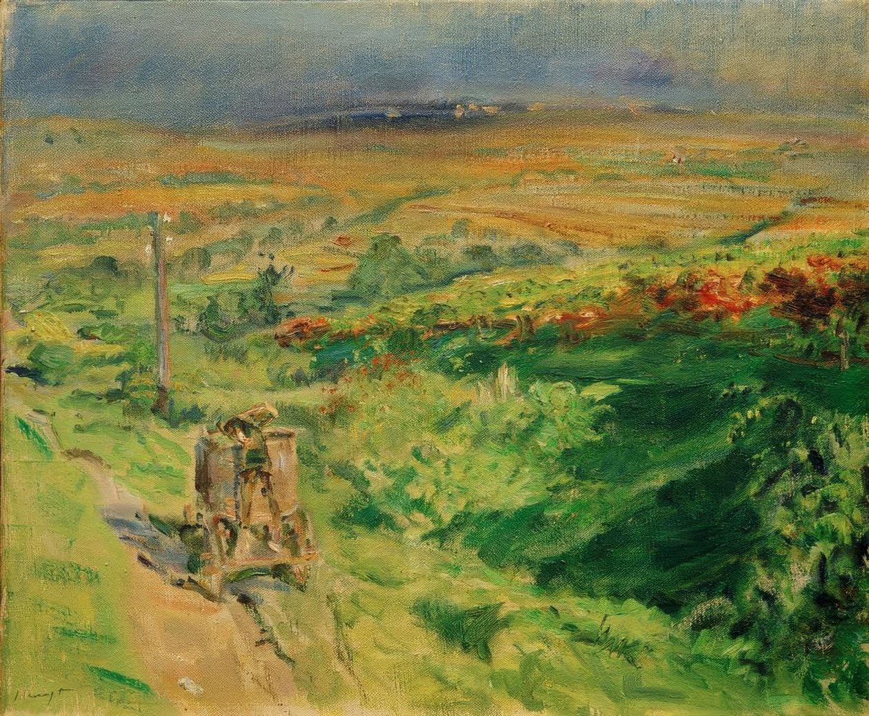 Paysage palatin avec cuve à vin - Max Slevogt