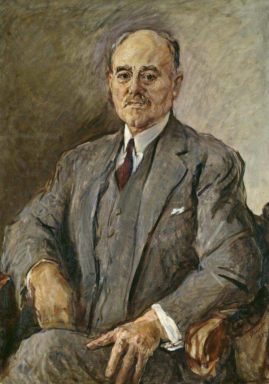 Portrait de Hermann Sudermann, 1857-1928, 1927 - Max Slevogt