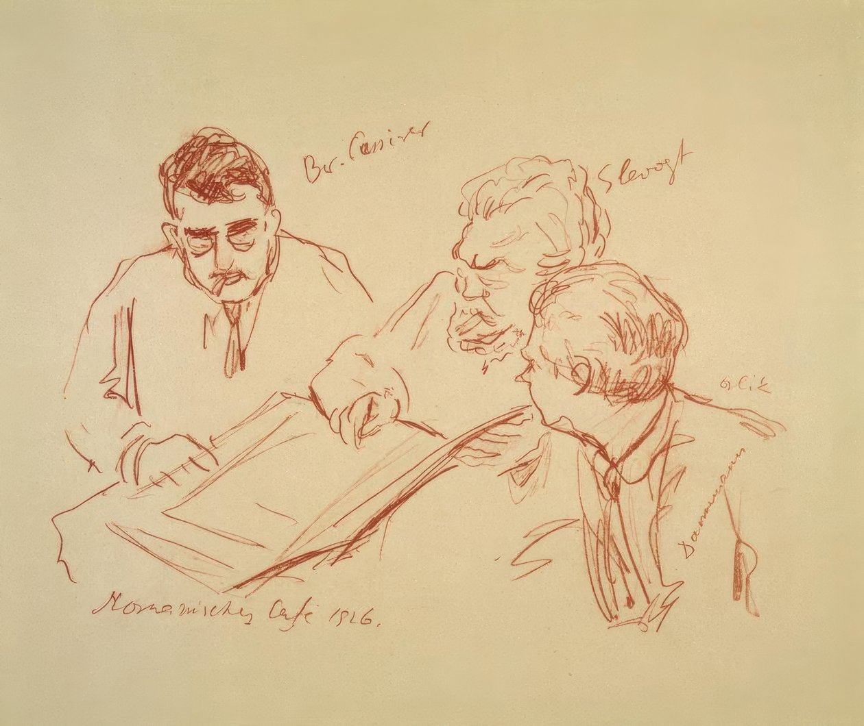 Café roman 1926 - Max Slevogt