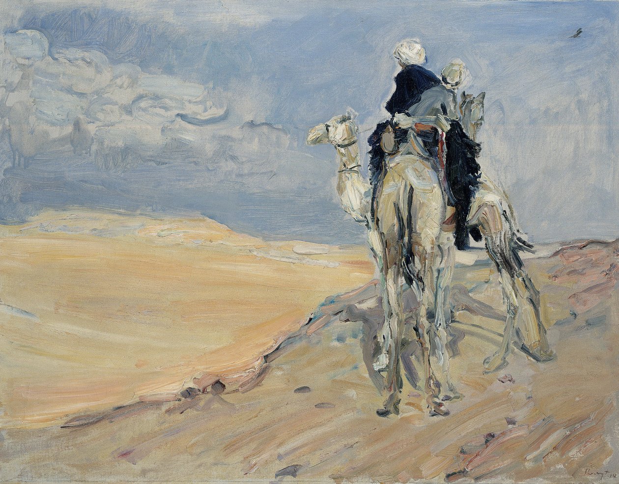 Tempête de sable dans le désert libyen, 1914 - Max Slevogt