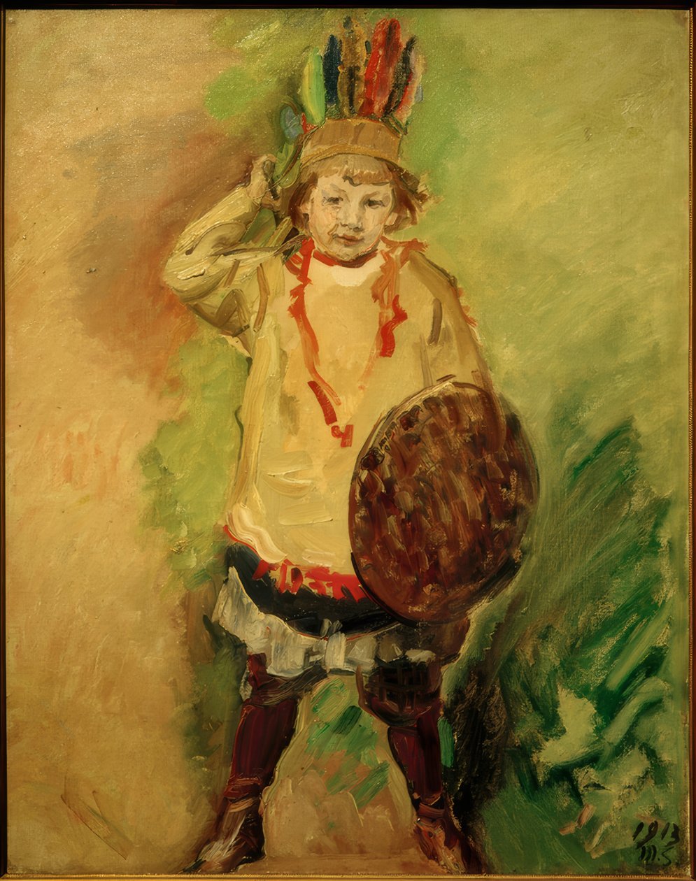 Wolfgang en indien - Max Slevogt