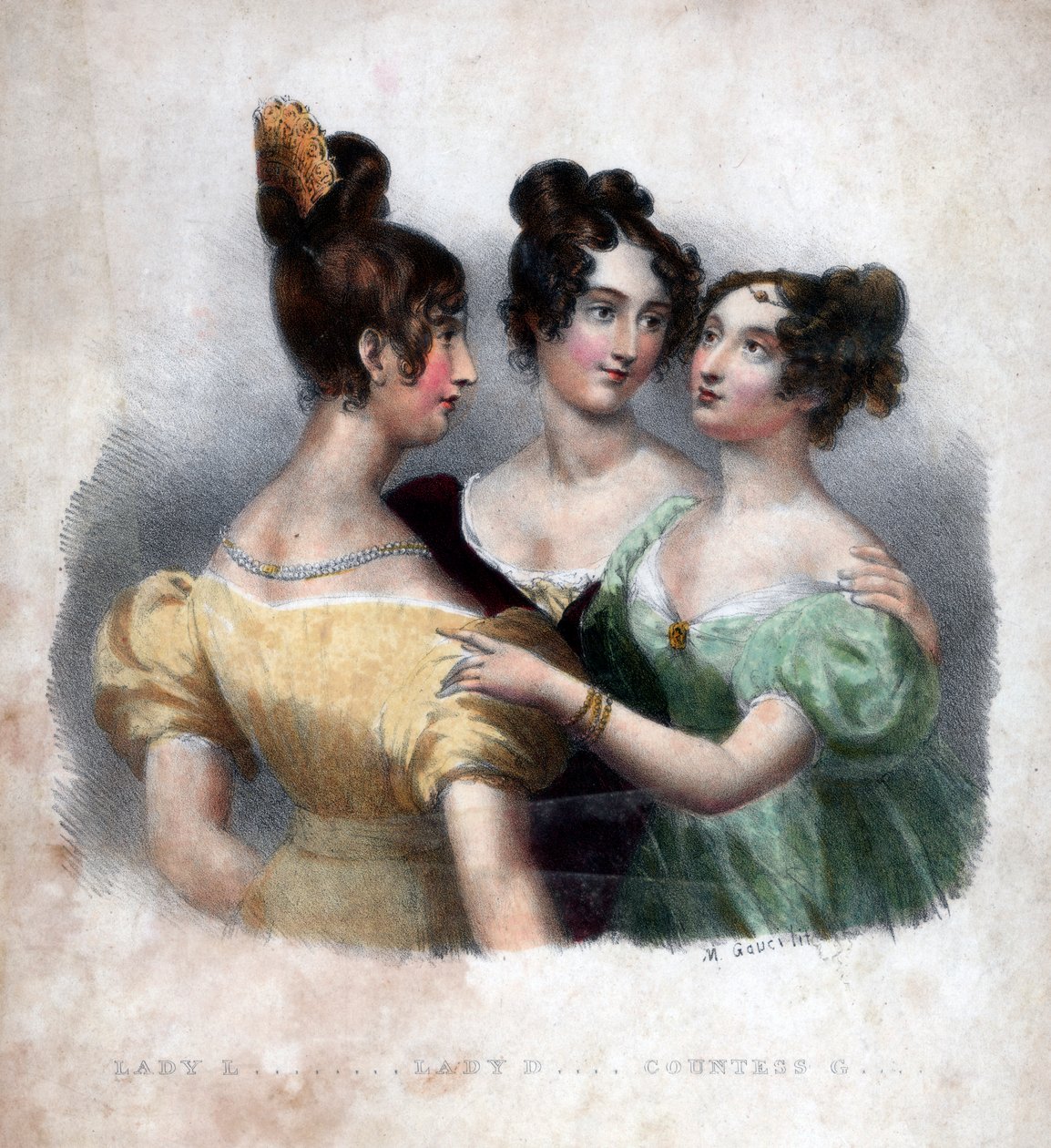Trois dames du 19e siècle - Maxim Gauci