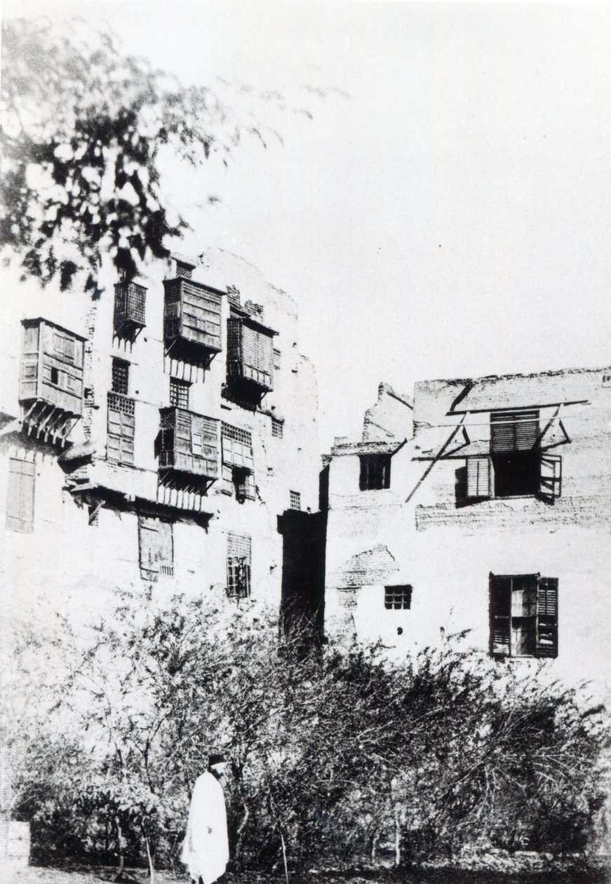 Gustave Flaubert (1821-80) au Caire, 9 janvier 1850 - Maxime Du Camp