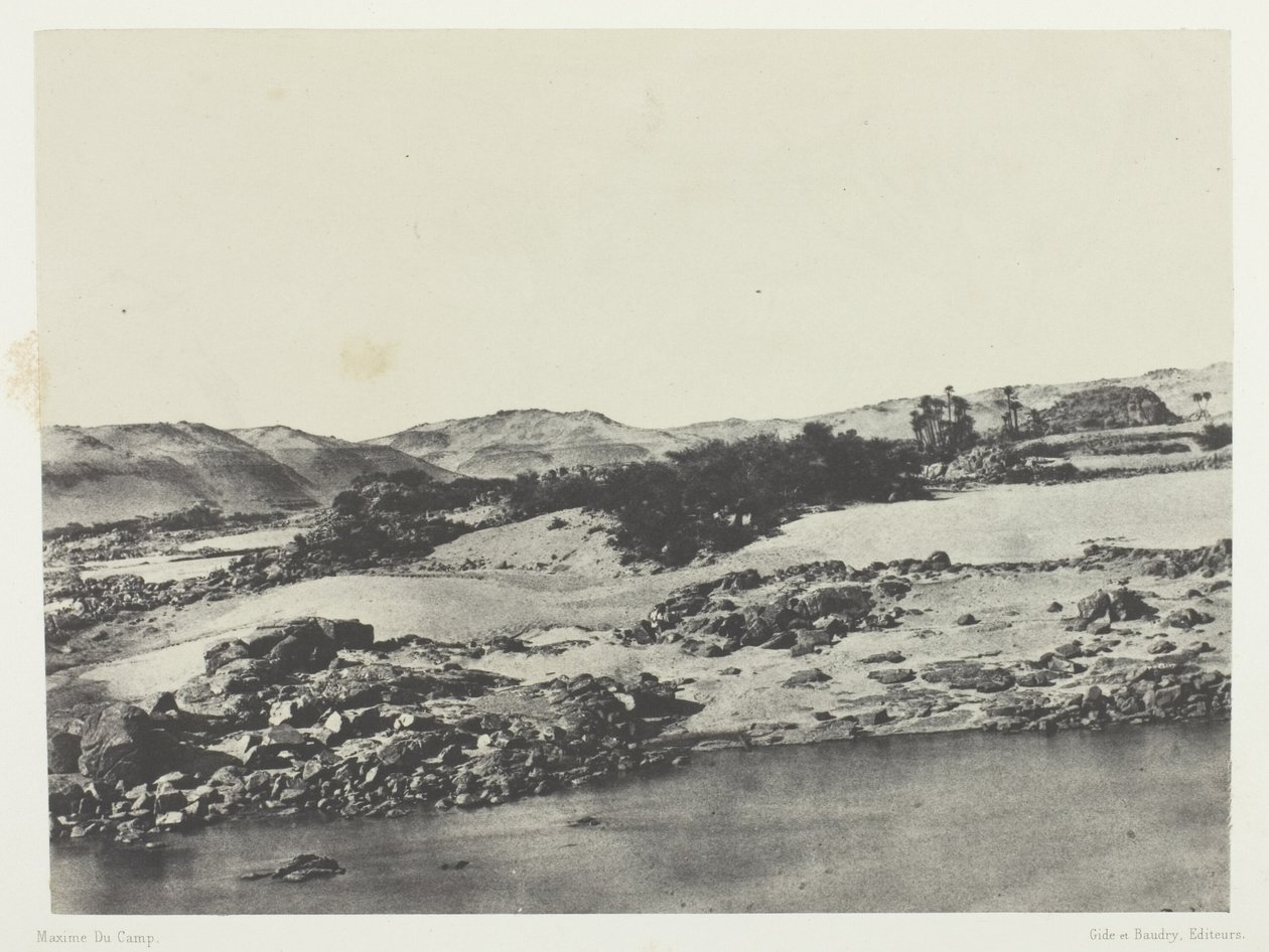 Entrée de la Première Cataracte, Haute-Égypte - Maxime Du Camp