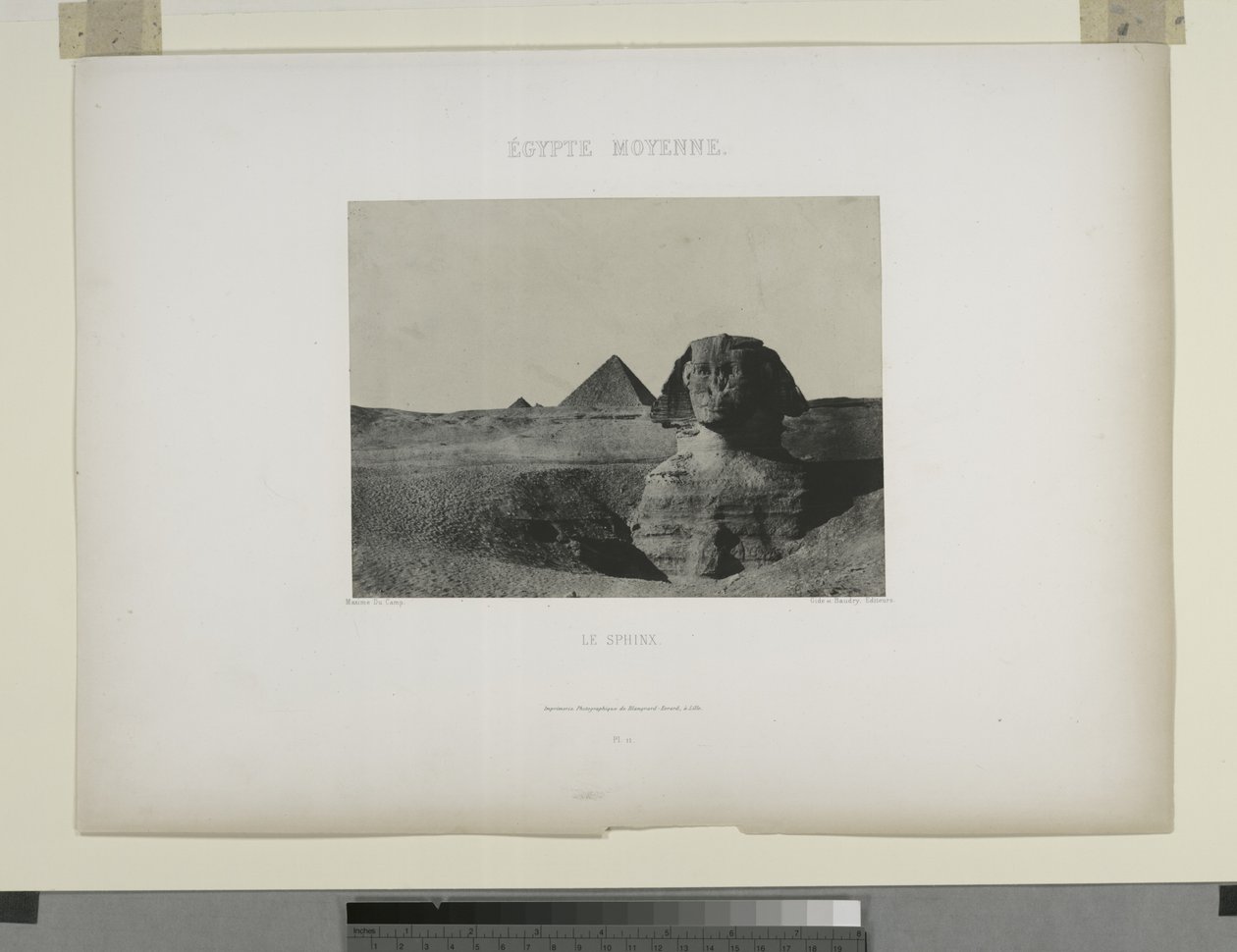 Le Sphinx, Égypte - Maxime Du Camp