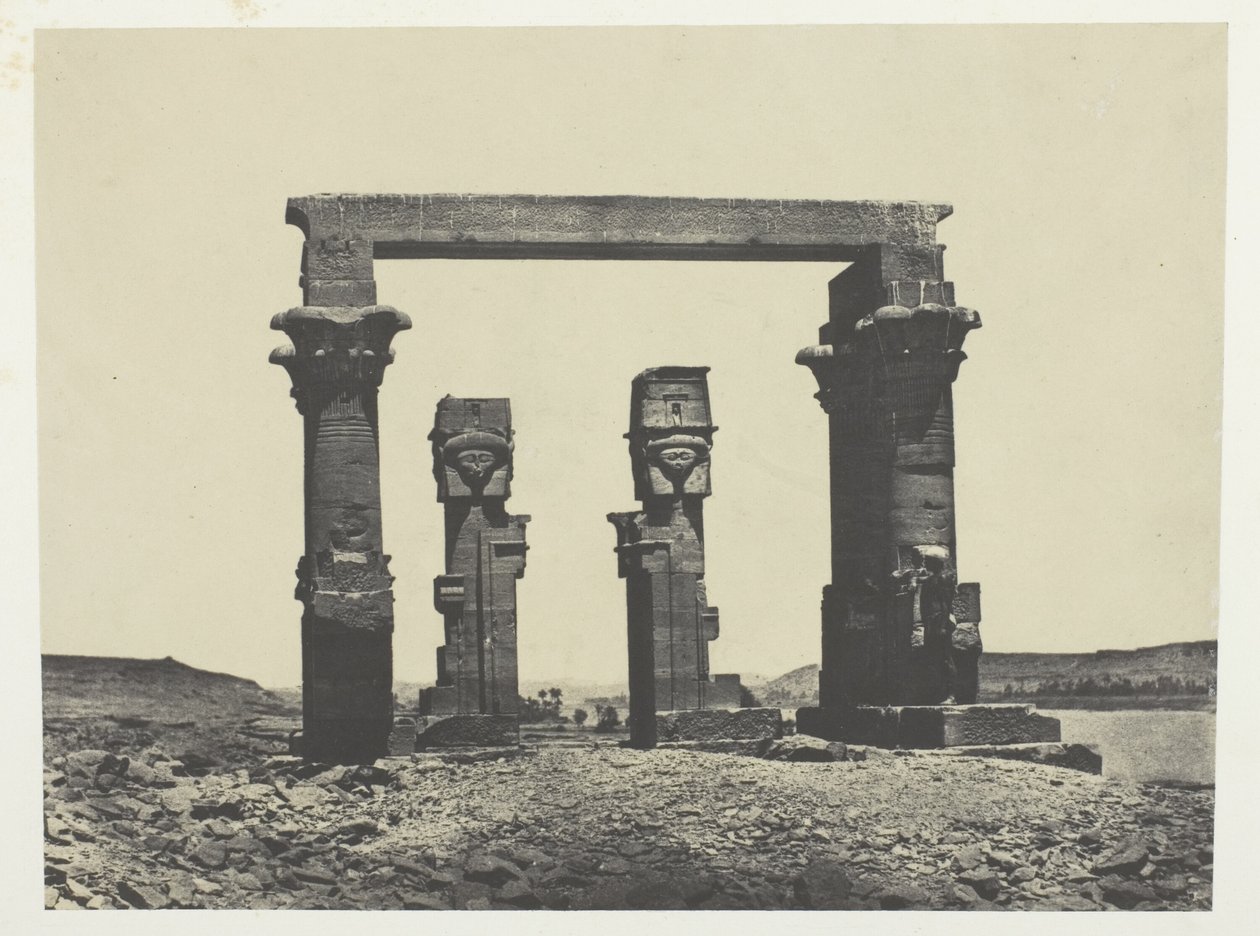 Temple de Kardassy, Nubie - Maxime Du Camp