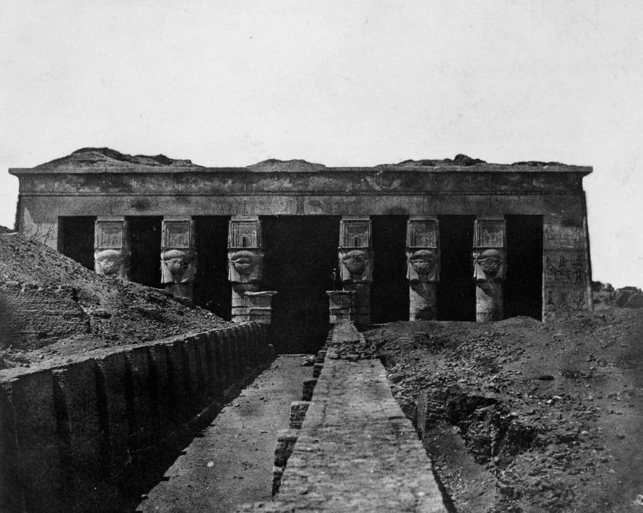 Temple de Denderah, Haute-Égypte, 1852 - Maxime Du Camp