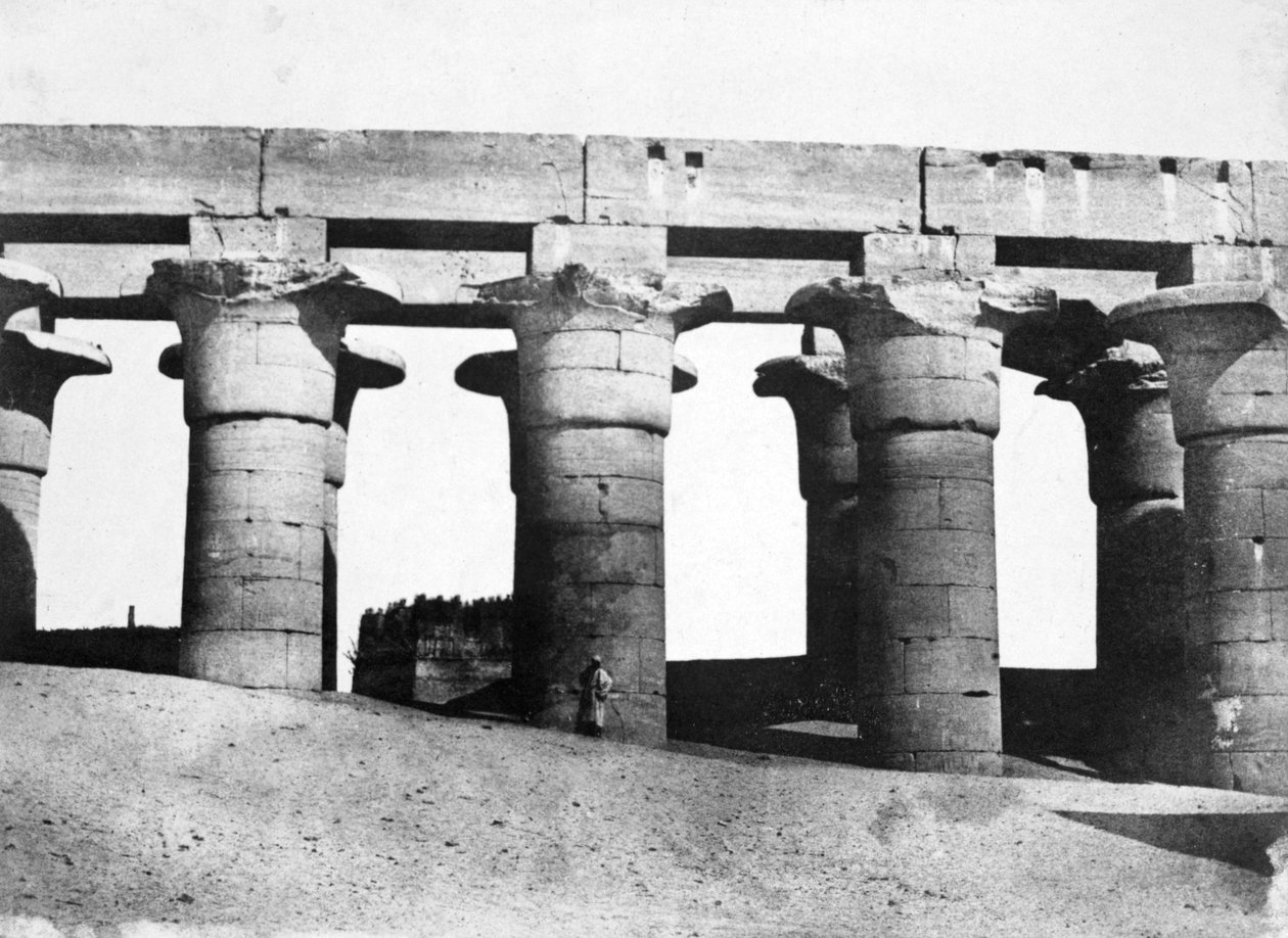 Ruines du temple, Égypte, 1852 - Maxime Du Camp