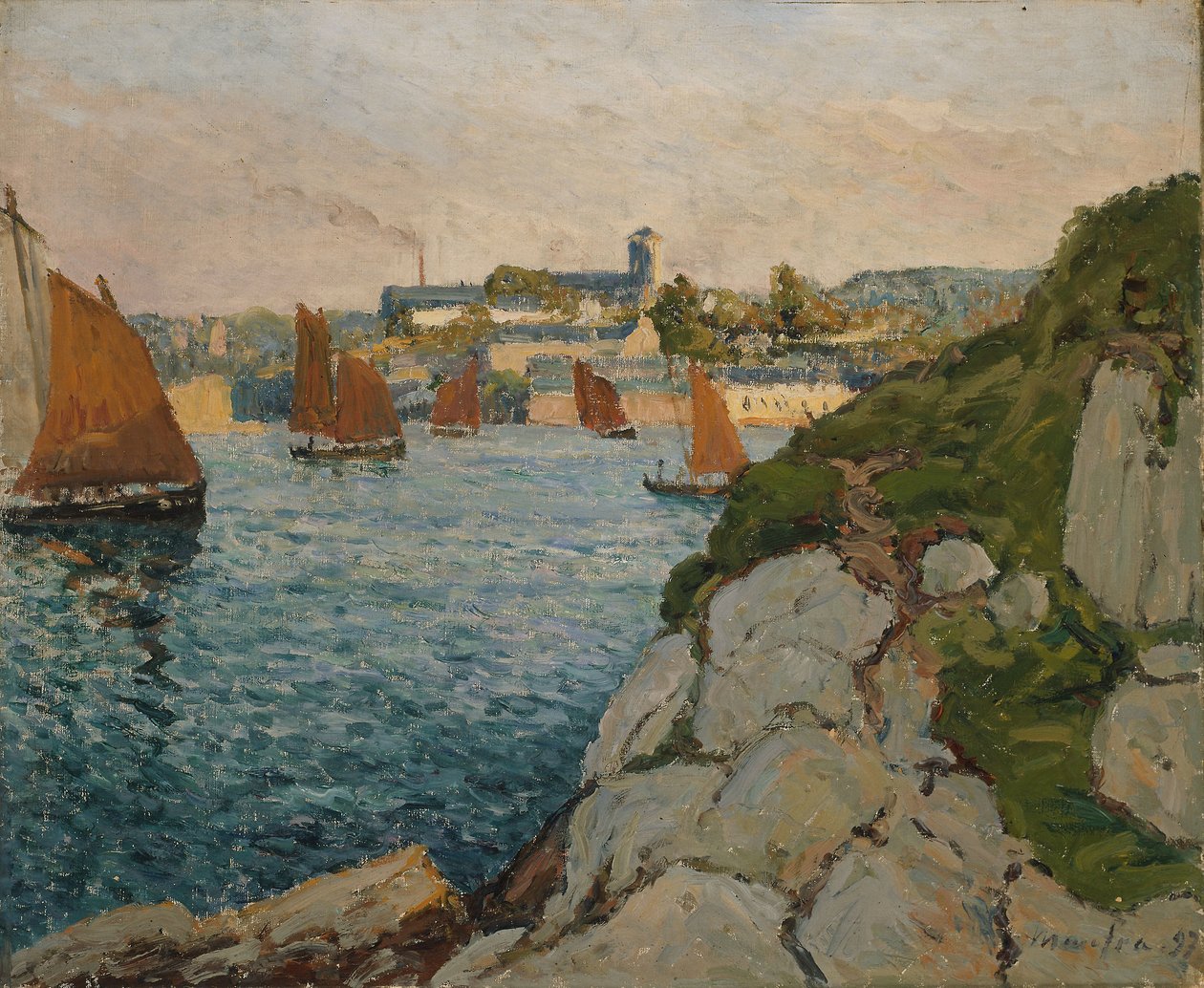 Douarnenez au soleil - Maxime Emile Louis Maufra