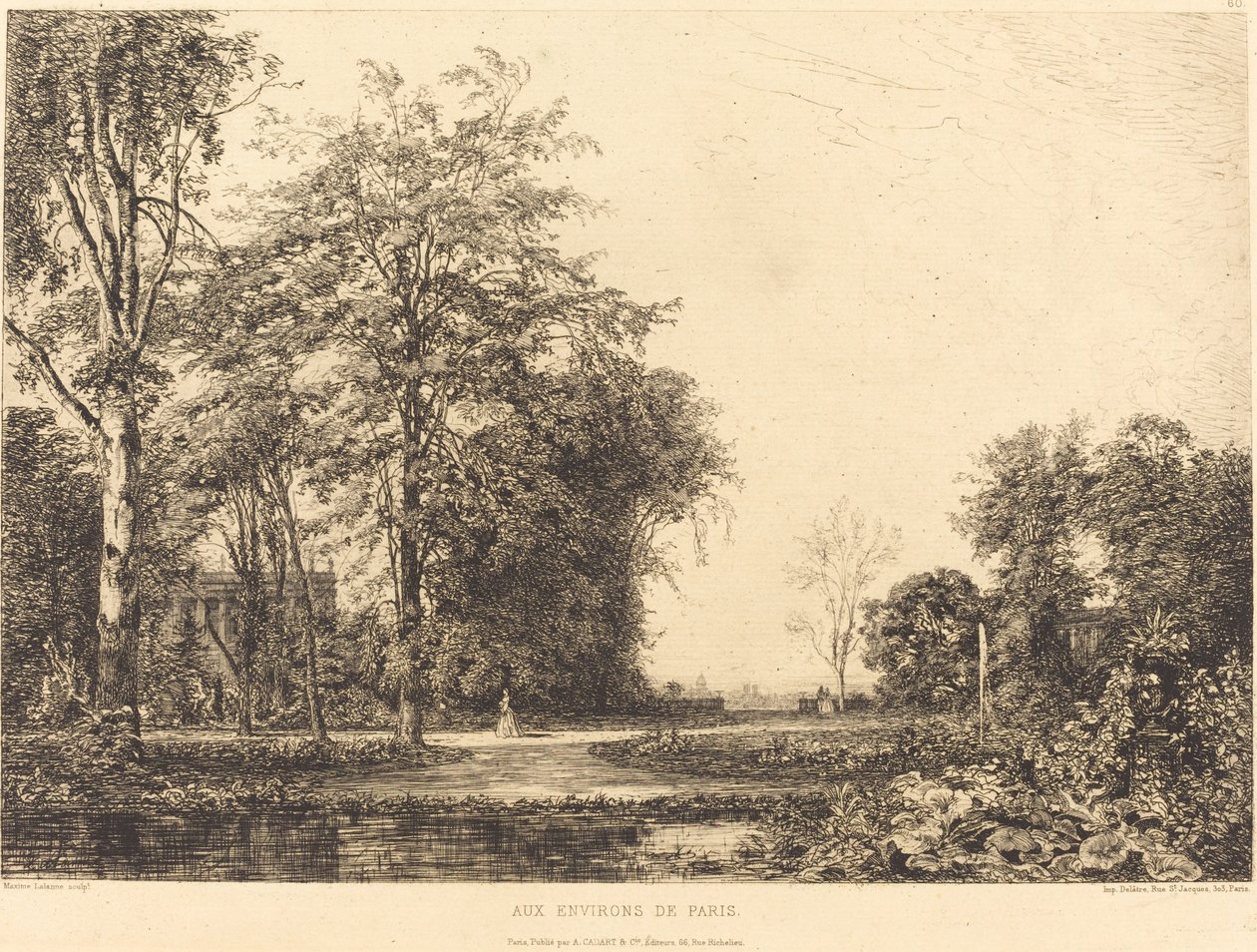 Aux environs de Paris - Maxime Lalanne