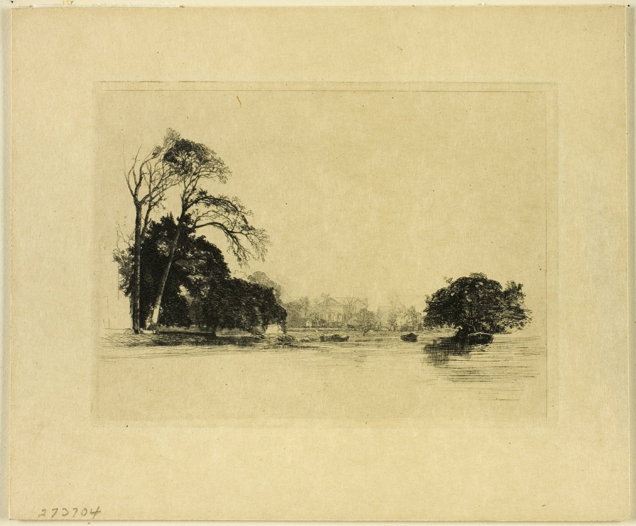 Rives de la Tamise près de Londres - Maxime Lalanne