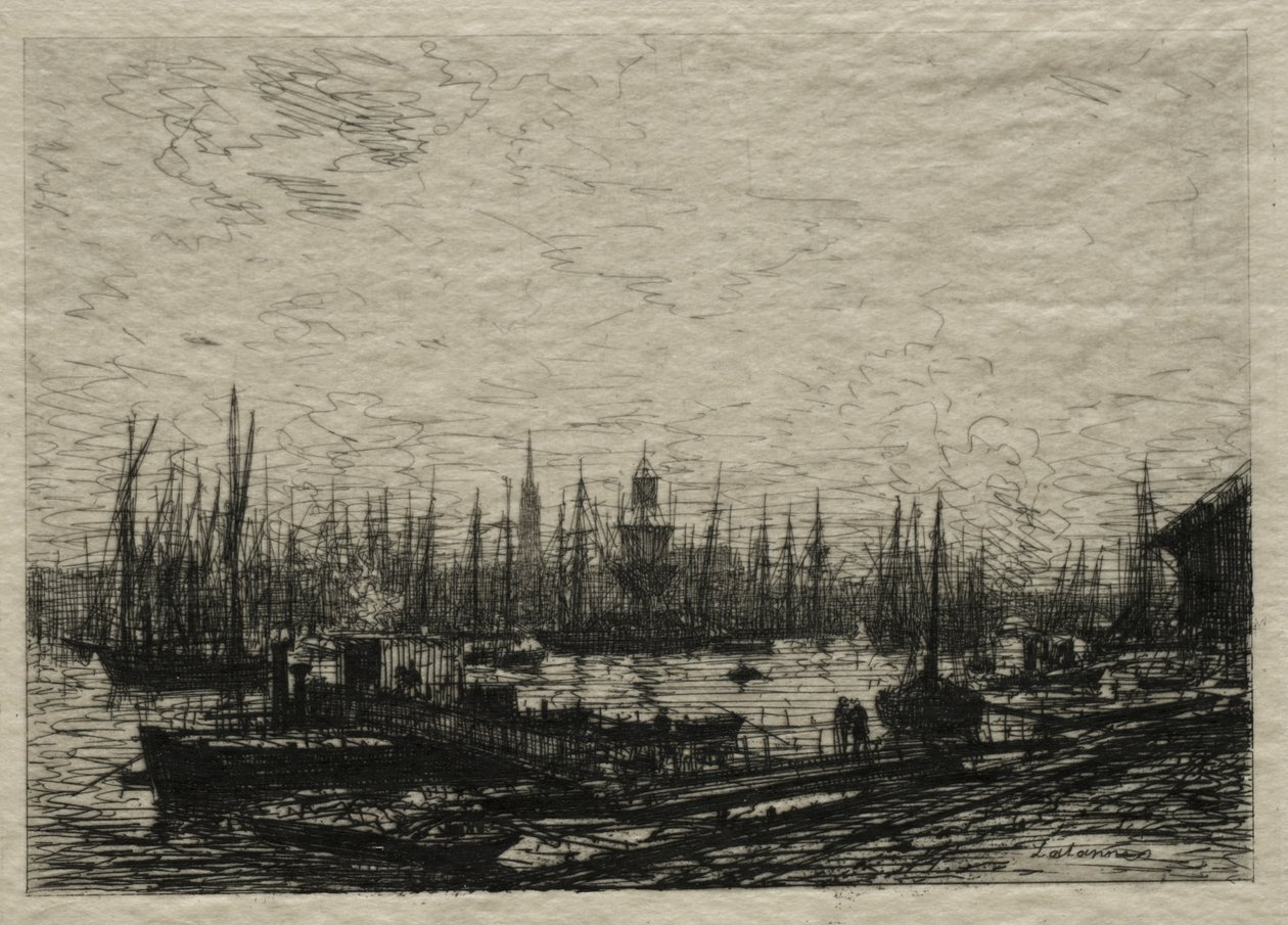 Dans le port de Bordeaux - Maxime Lalanne