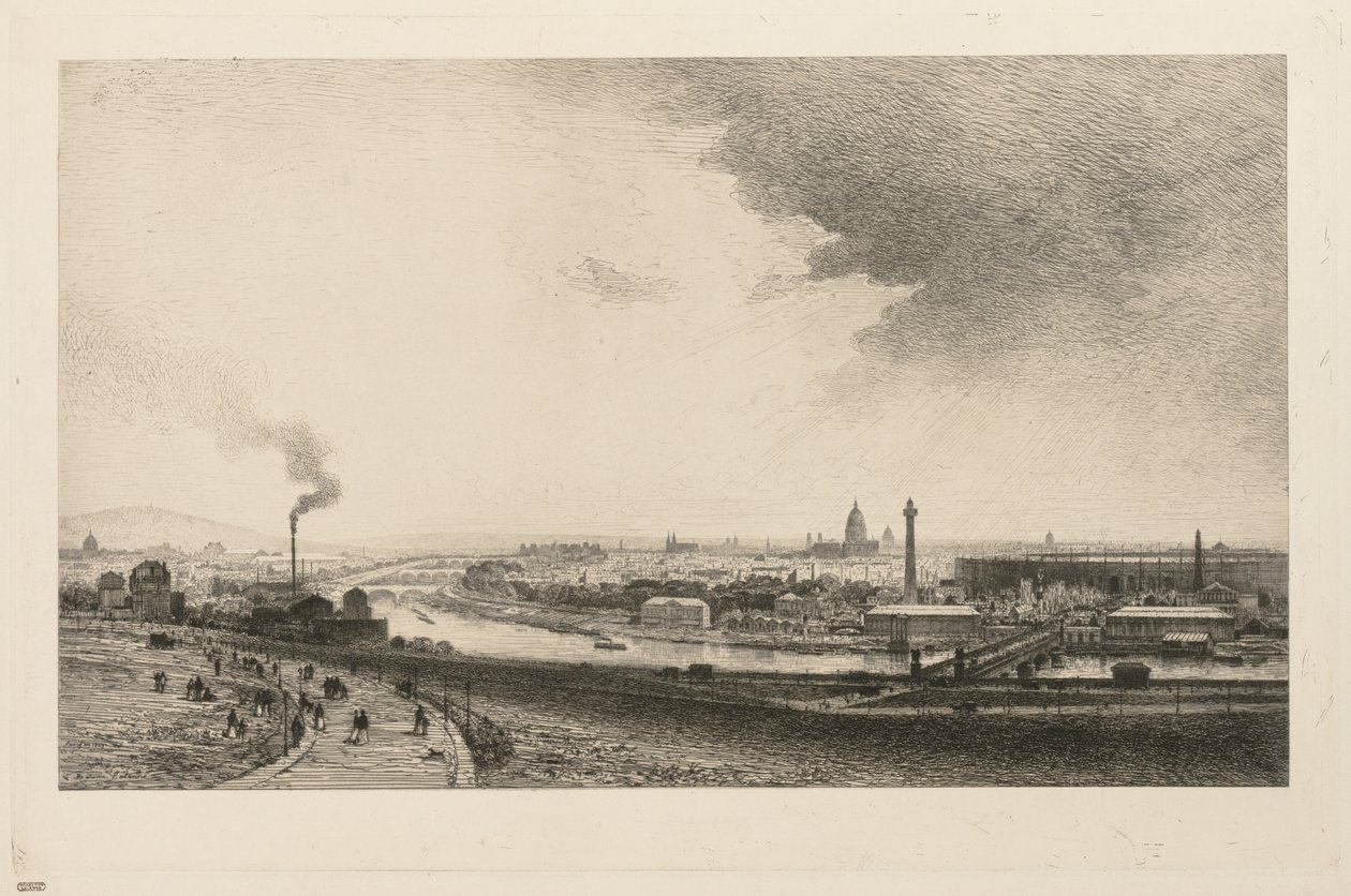 Sur la Seine, 1867 - Maxime Lalanne