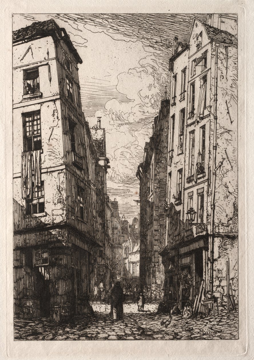 Rue des Marmousets (Vieux Paris) - Maxime Lalanne