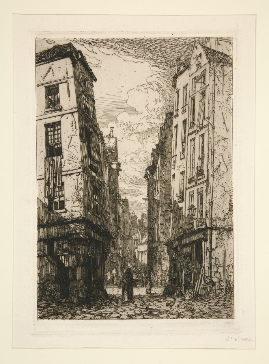 Rue des Marmousets (Vieux Paris) - Maxime Lalanne