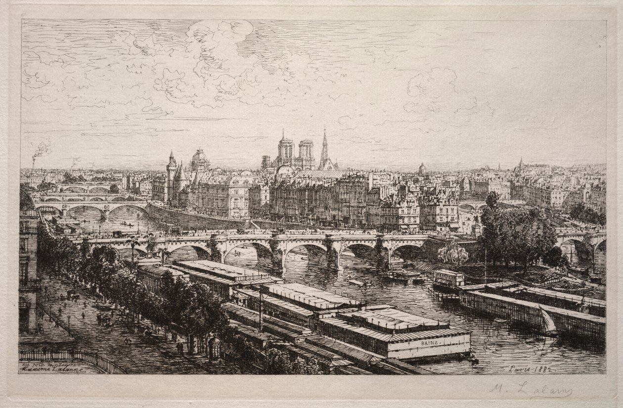 Vue depuis le Louvre - Maxime Lalanne