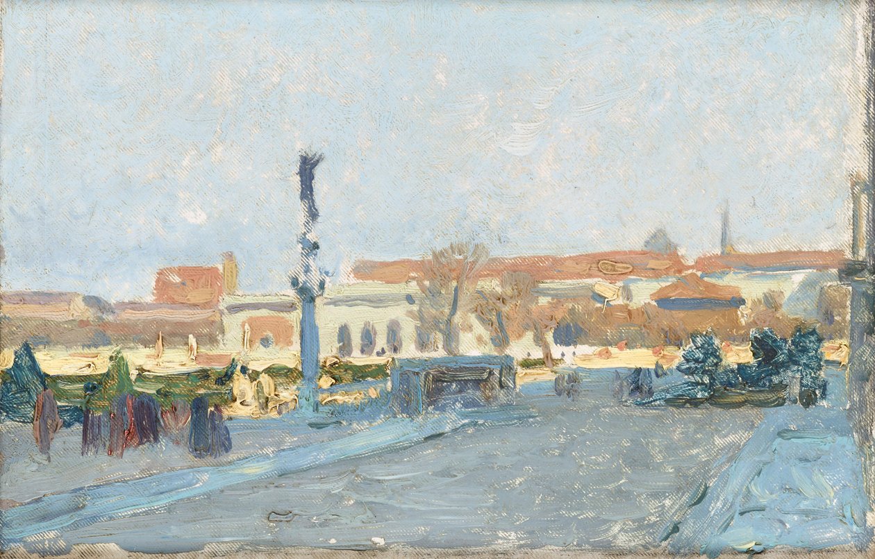 Vue de Vienne depuis la porte extérieure du château - Maximilian Suppantschitsch