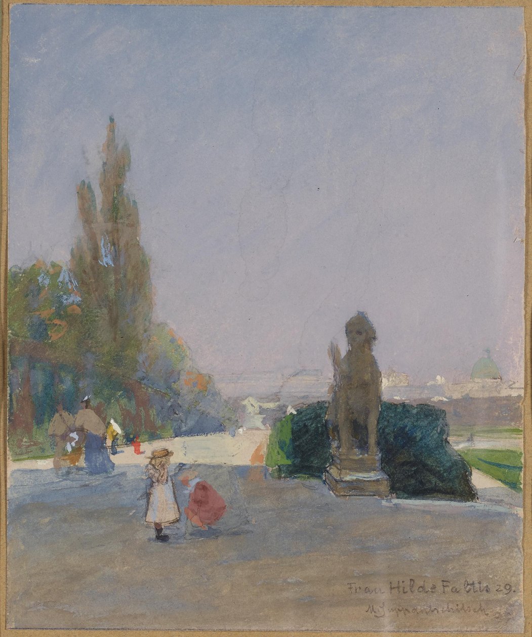 Vue sur Vienne depuis le Belvédère supérieur - Maximilian Suppantschitsch