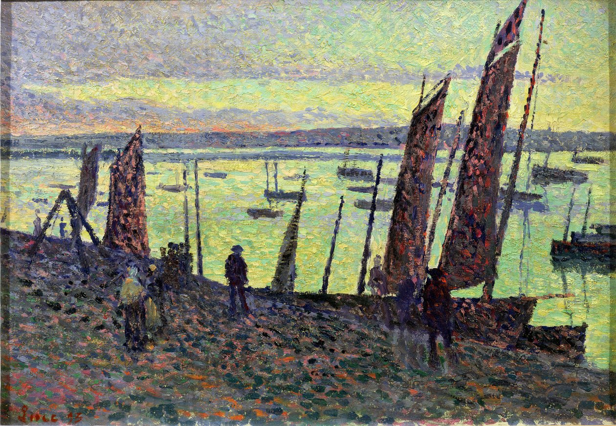 Bateaux à Camaret - Maximilien Luce