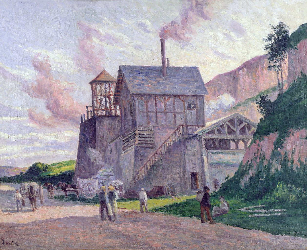 Usine de ciment à Vermenton - Maximilien Luce