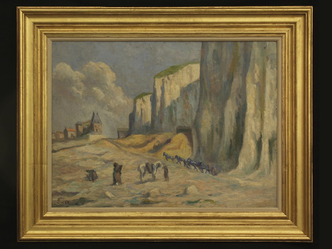 Scène de plage française - Maximilien Luce